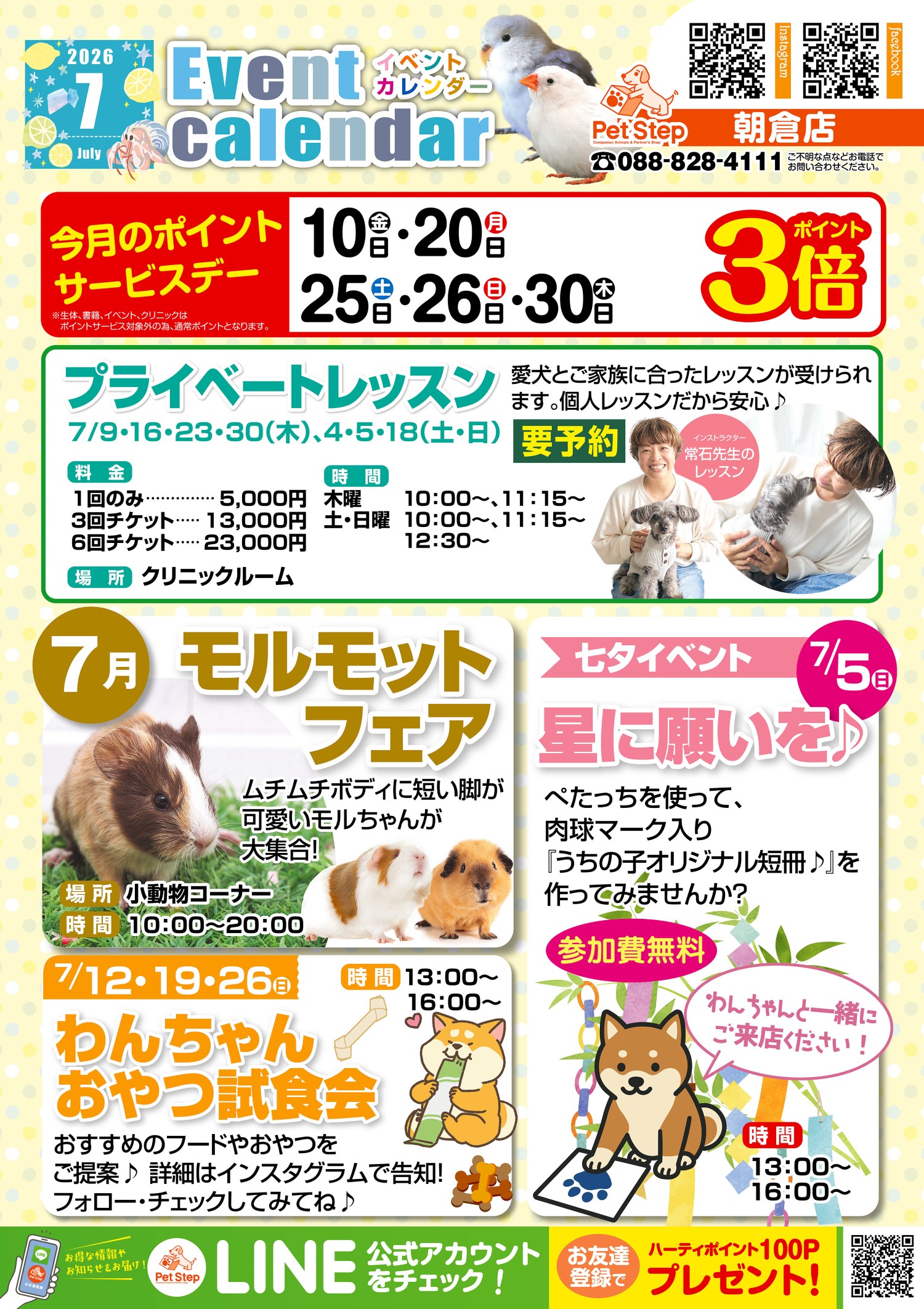 PetStep 朝倉店：店舗紹介-ペットStep｜高知・愛媛の総合ペットショップ